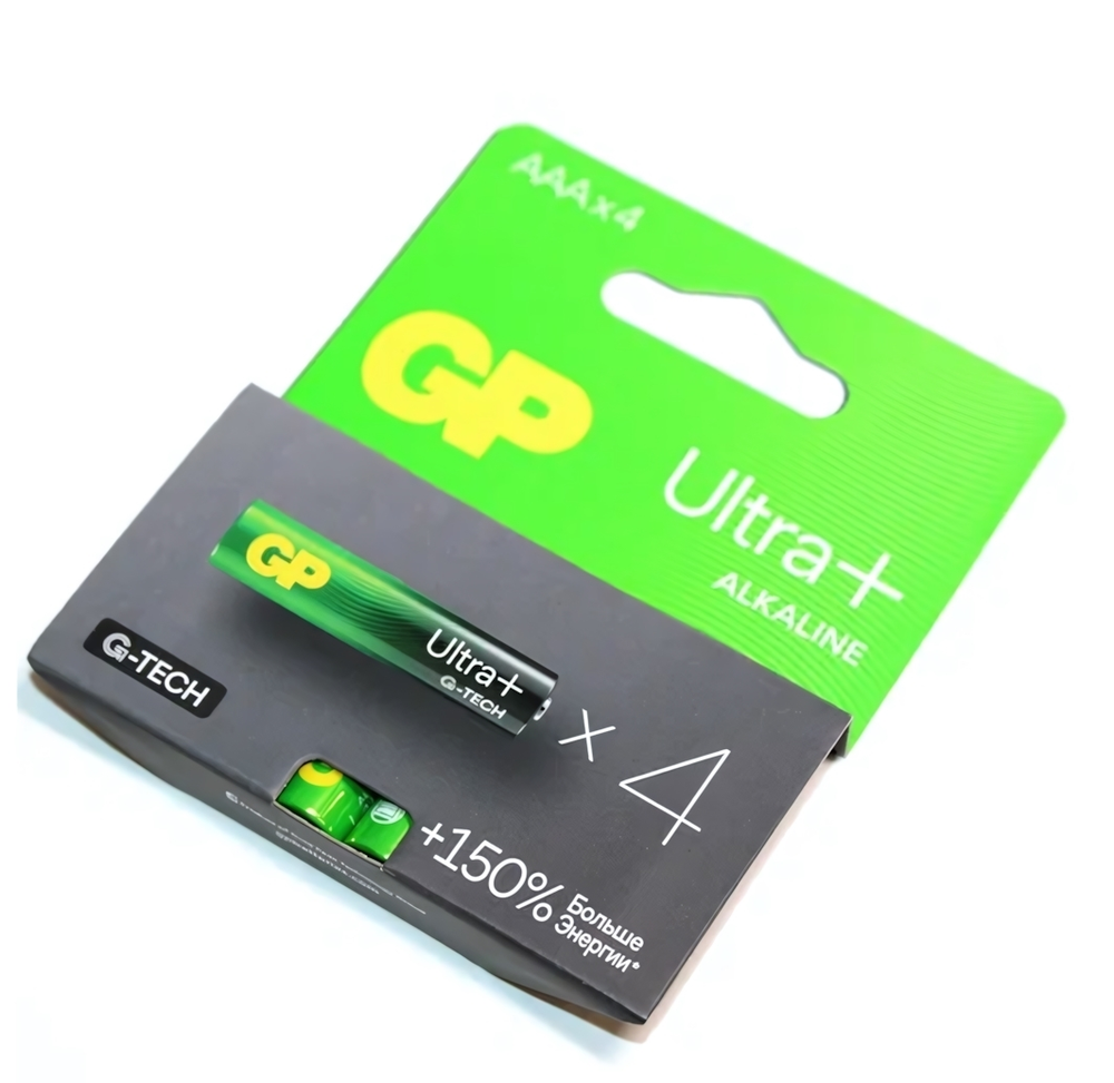 Элемент питания GP LR03 ULTRA PLUS BL/4 G-Tech (комплект 4 шт)