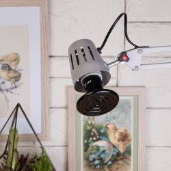 Инфракрасная лампа ЭРА CeramiHeat FITO-50W-НQ керамическая для брудера, рептилий 50 Вт Е27 | Инфракрасные лампы