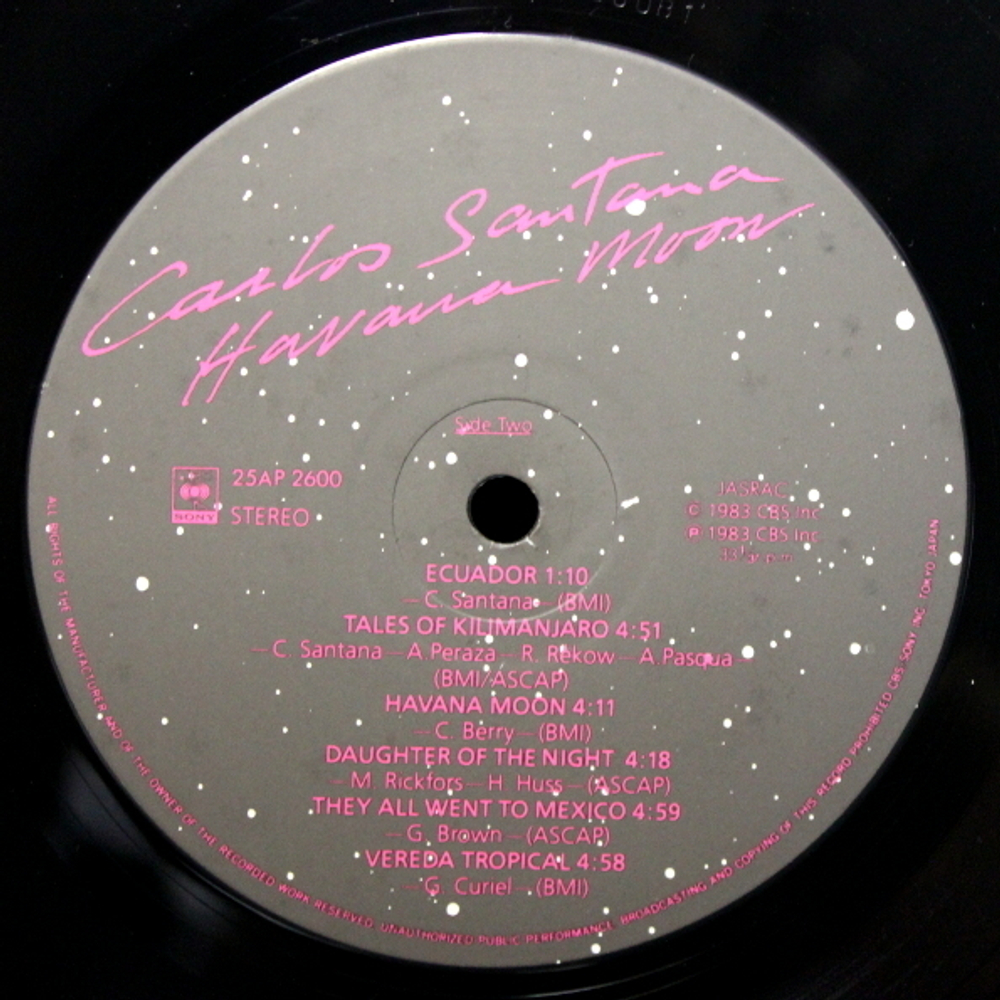 Carlos Santana / Havana Moon (LP)