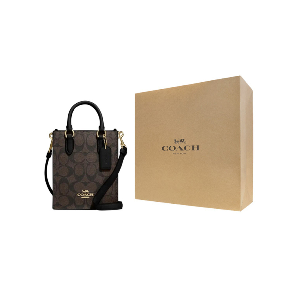 Сумка COACH North/South 17 Logo Tote, CJ494-IMAA8