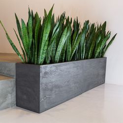 Кашпо UPON BREZENT GREY D45 H35