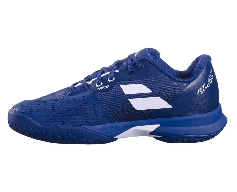 Теннисные кроссовки Babolat Jet Mach 4 All Court - dark blue/white