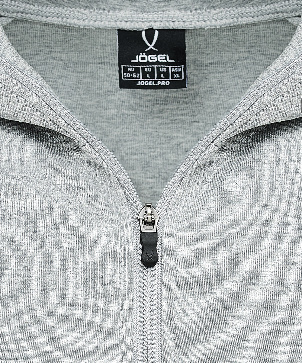 Худи на молнии ESSENTIAL Athlete Hooded FZ Jacket, серый