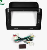 Переходная рамка магнитолы TOYOTA LAND CRUISER 100, LEXUS LX 470 1998+ 10,2 дюймов (комплект с проводами)