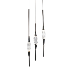 Подвесной светильник Pezzo 3 pearl black