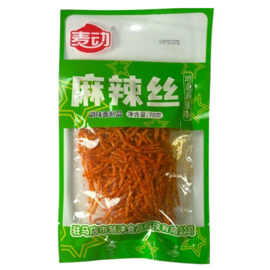 Снэк Maidong Foods Вегетарианский, Чили клуб - Рубленая свинина, 70гр (Китай)