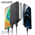 Power Bank внешний аккумулятор повербанк USAMS 10000 мАч 10W