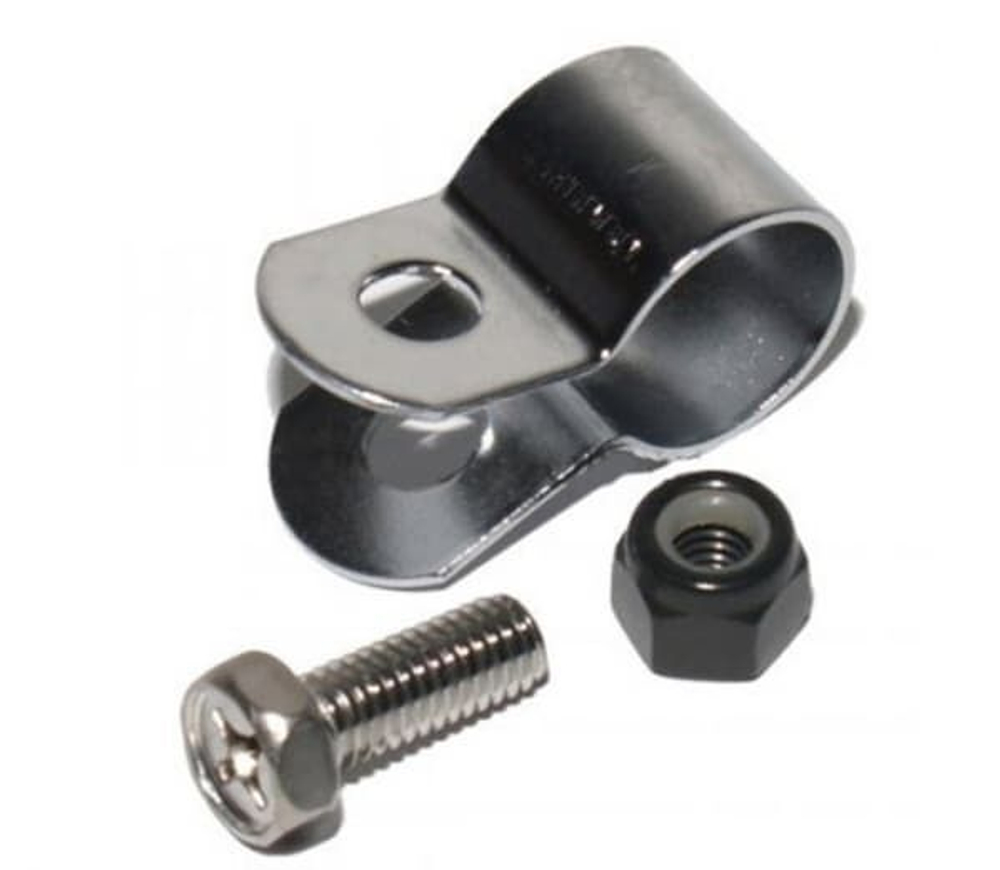 З/ч хомут тормоза Shimano на тормозной рычаг, 5/8", стандартный, болт и гайка ASMCLIPCEP
