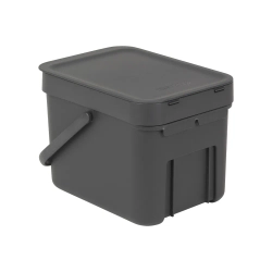 Brabantia Контейнер для сортировки мусора Sort & Go 6л, серый 109720