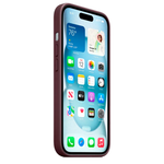 Тканевый чехол с поддержкой MagSafe Apple FineWoven Case для iPhone 15 Plus, Mulberry (Красная шелковица)