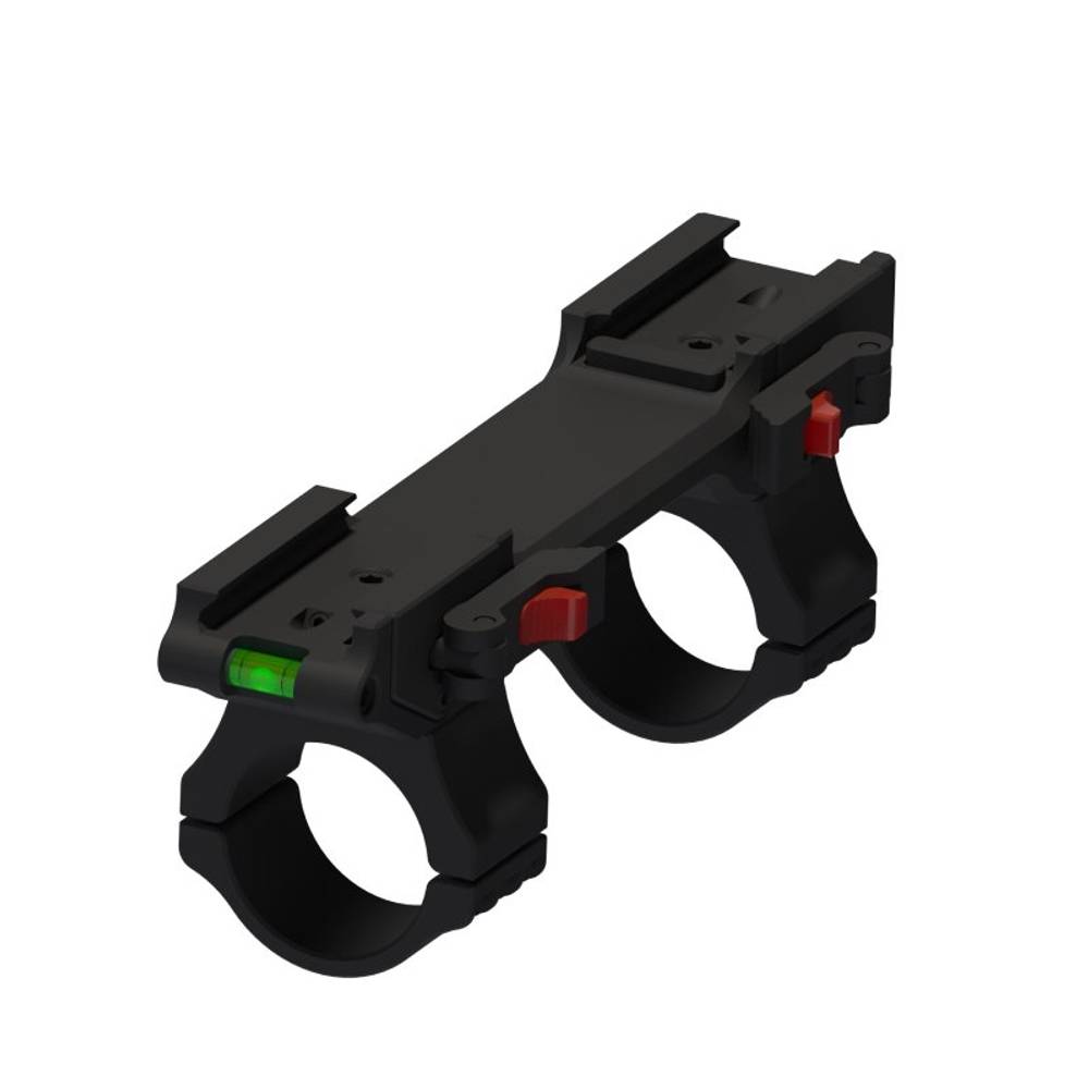 Быстросъёмный моноблочный кронштейн Aimpro на picatinny/weaver D34мм H36мм с уровнем, наклон 20 MOA