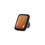Кольцо Nature Bijoux, Cannelle, из рога, со вставкой из дерева байонг, NB26.1-19-25975 (коричневый,