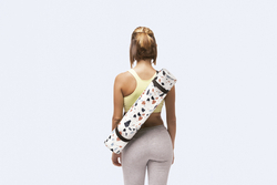 Коврик для йоги terazzo yoga белый