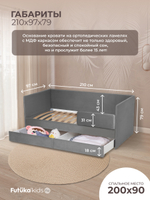 Диван - кровать Симпл 200х90 см ткань Микровелюр