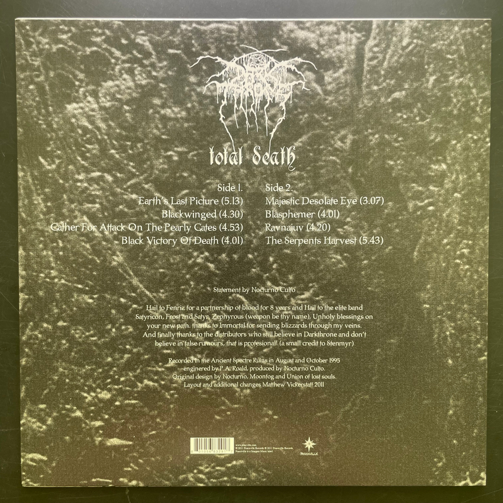 Darkthrone ‎– Total Death (Англия 2011г.)