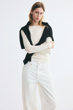 Топ из хлопка Supima® с вырезом «лодочка» - H&M