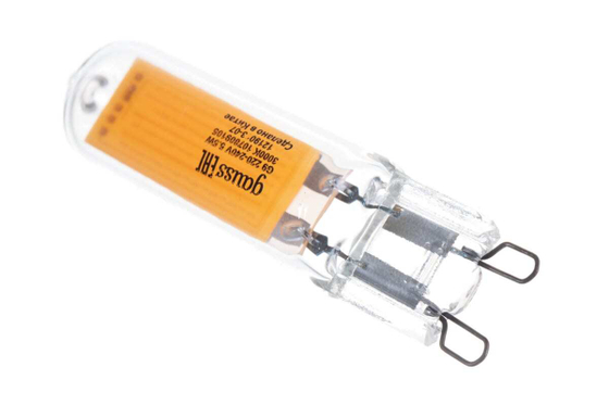 Gauss LED G9 AC220-240V 5.5W 480lm 3000K Glass 1/10/200 10780910