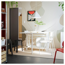 IKEA BLODFLÄDER  (ИКЕА БЛОДФЛЭДЕР)  -  Картина - оранжевый цветок 40x50 см