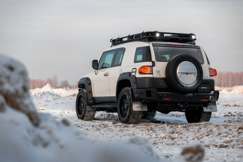 Бампер силовой задний BMS ALFA для Тойота FJ Cruiser 2005-2022