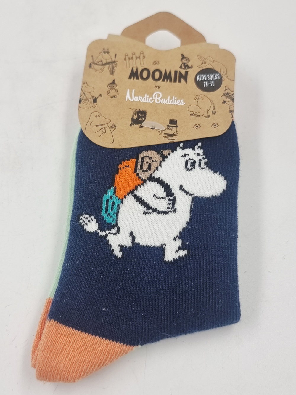 Носки Moomin детские из серии "Приключения Мумитроллей" размер 28-31 (из Финляндии)