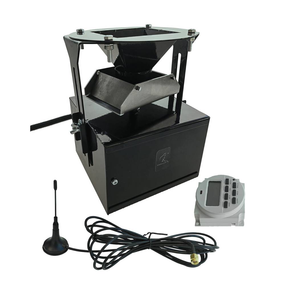 Автоматическая кормушка SILENCER.SYSTEMS, 12v, управление по SMS + таймер