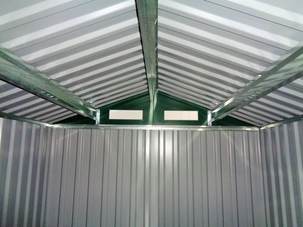 Металлический сарай GreenStorage Арчер B коричневый