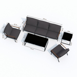 Лаунж зона Ideal Patio ФЕСТА бежевая с трехместным диваном