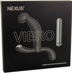 Черный стимулятор простаты Nexus Vibro - 10,2 см. (Цвет: черный)