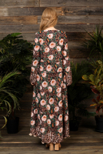 Dress "Hillary-2. Roses"