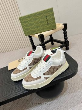 Кроссовки бежево-белые от Gucci Re-Web BP5-914755