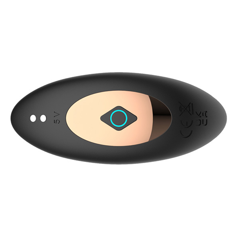 Массажер простаты с вибрацией и эффектом маятника с пультом ДУ Secwell Tapping anal Plug SW2030