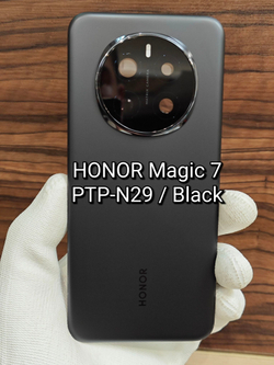 Задняя крышка OРИГИНAЛ для Honor Magic 7 (PTP-N29) - задняя стеклянная панель. Цвет: Чёрный / Black