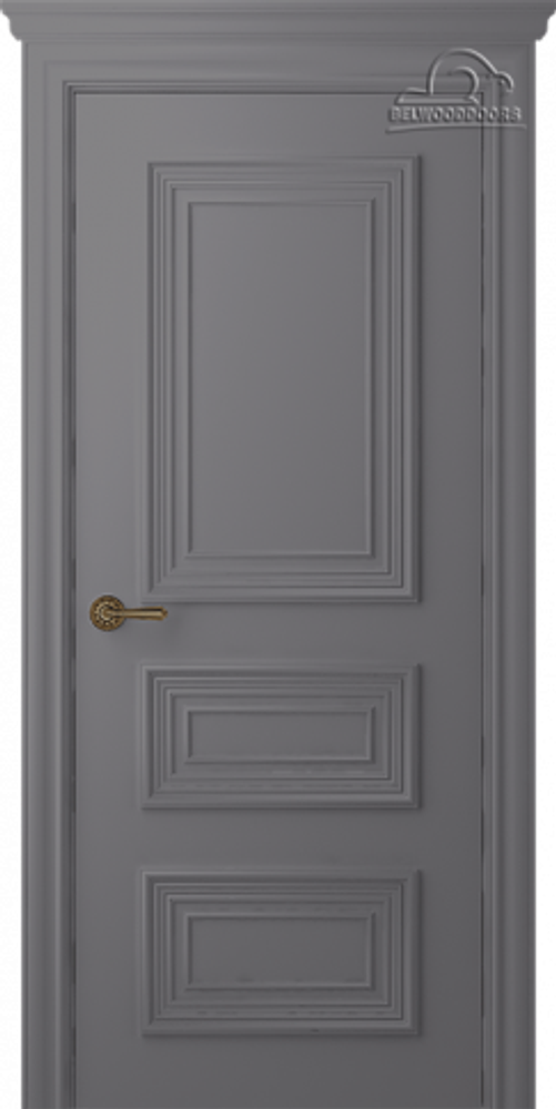 Дверь Палаццо 3/1 / Цвет Эмаль графит / Двери Belwooddoors
