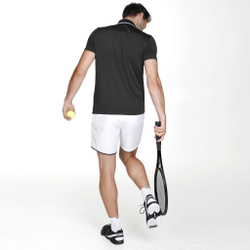 Мужское теннисное поло Racket Roots Teamline Polo Men - Black