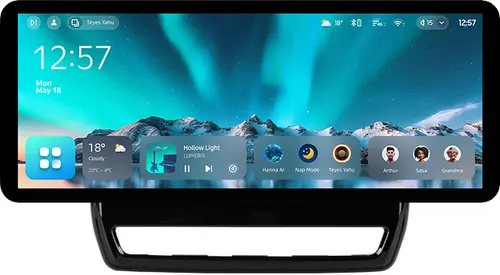 Магнитола для Mitsubishi ASX 2020+ (ШГУ 8", рамка тип 2) - Teyes CC4 монитор 12.3" 2K QLED + рамка 9, Android 14, Быстрейшая, Snapdragon 680, DSP, CarPlay, 4G SIM-слот