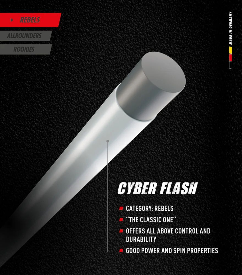 Теннисные струны Topspin Cyber Flash (220 m) - серый