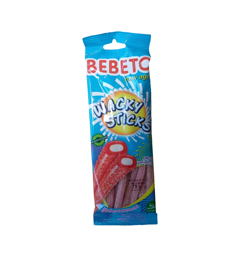 Мармелад BEBETО Wacky sticks FIZZY MIX FRUIT тутти-фрутти 75г