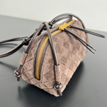 Сумка Bottega Veneta Concert Pouch — коричневая — фото 3