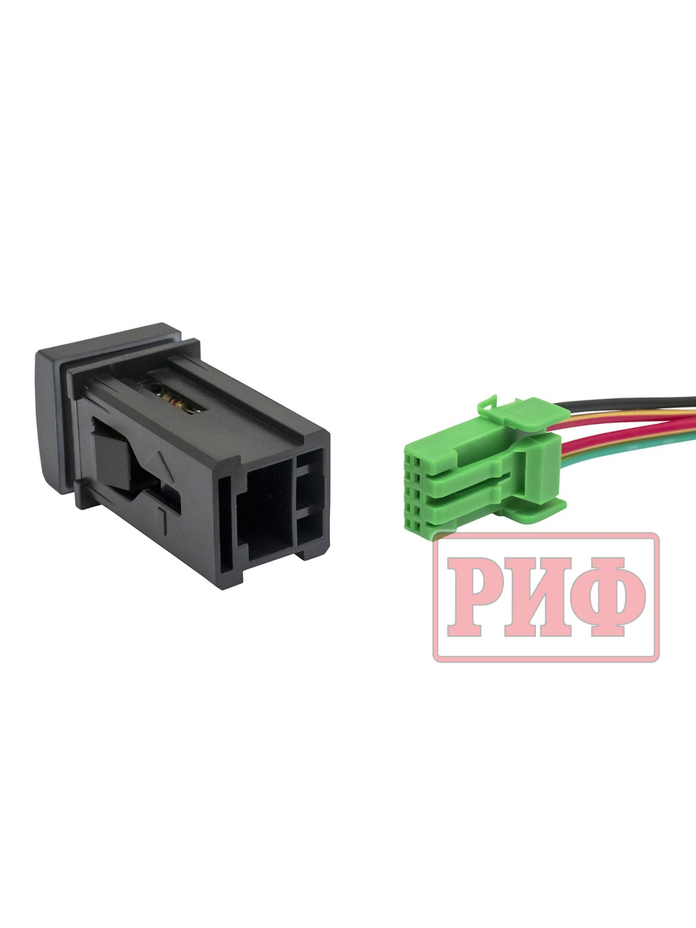 Кнопка ВКЛ/ВЫКЛ, голубой, FRONT DIFF LOCK TOYOTA 22x22
