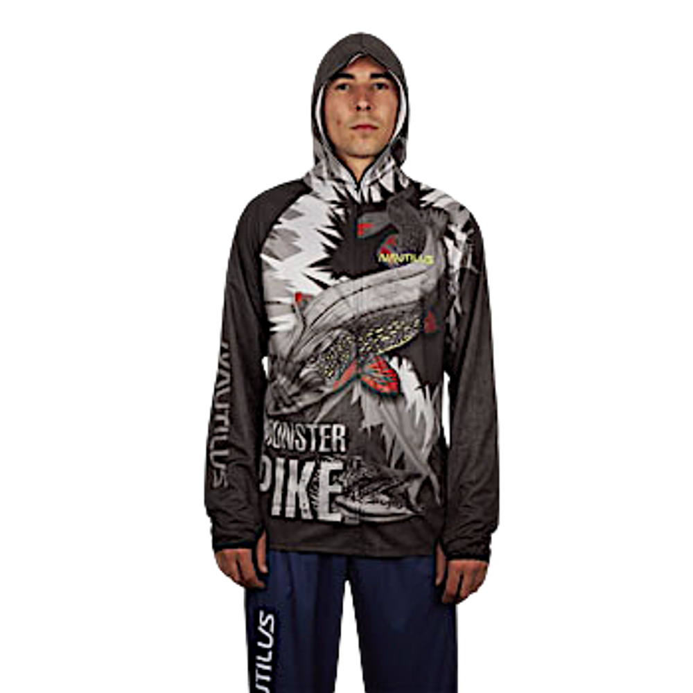 Джерси с капюшоном Nautilus Monster Pike цв. Black -