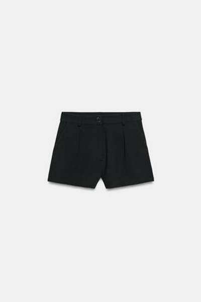 ШОРТЫ С ЗАЩИПАМИ — ZARA