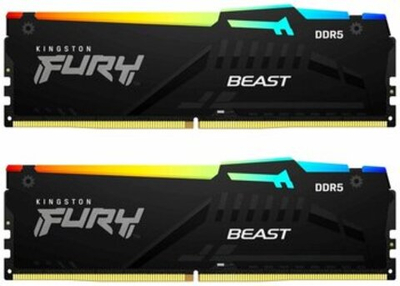 Оперативная память KINGSTON FURY Beast DDR5 32GB 5200MHz CL40 KF552C40BBAK2-32