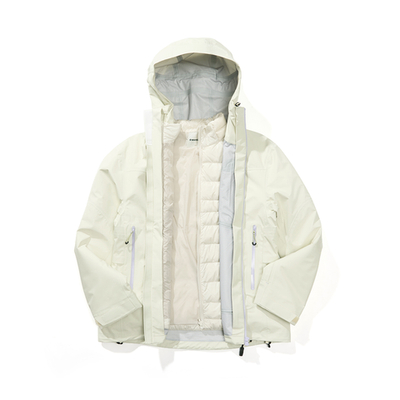 WMNS Куртка Nothomme Monterest 3-in-1 Waterproof светло-желтый