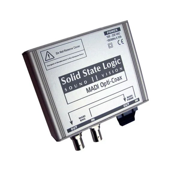 Solid State Logic Delta-Link MADI OptiCoax Silver