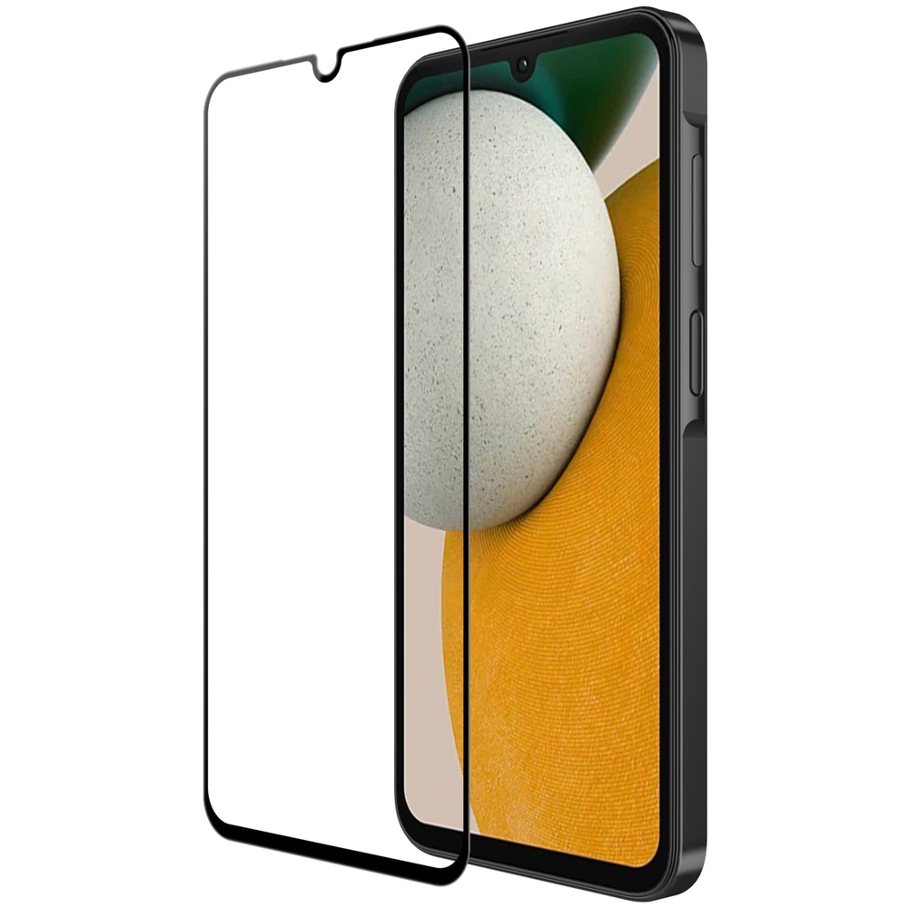 Защитное стекло на дисплей с олеофобным покрытием для Samsung Galaxy A15, черные рамки, G-Rhino