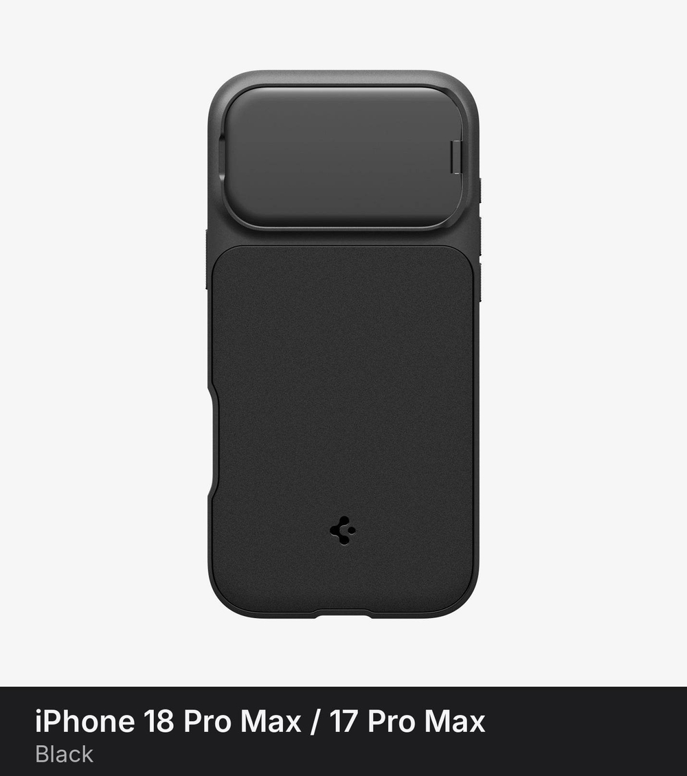 Чехол Spigen Optik Armor MagSafe для iPhone 18 Pro Max / 17 Pro Max Black
