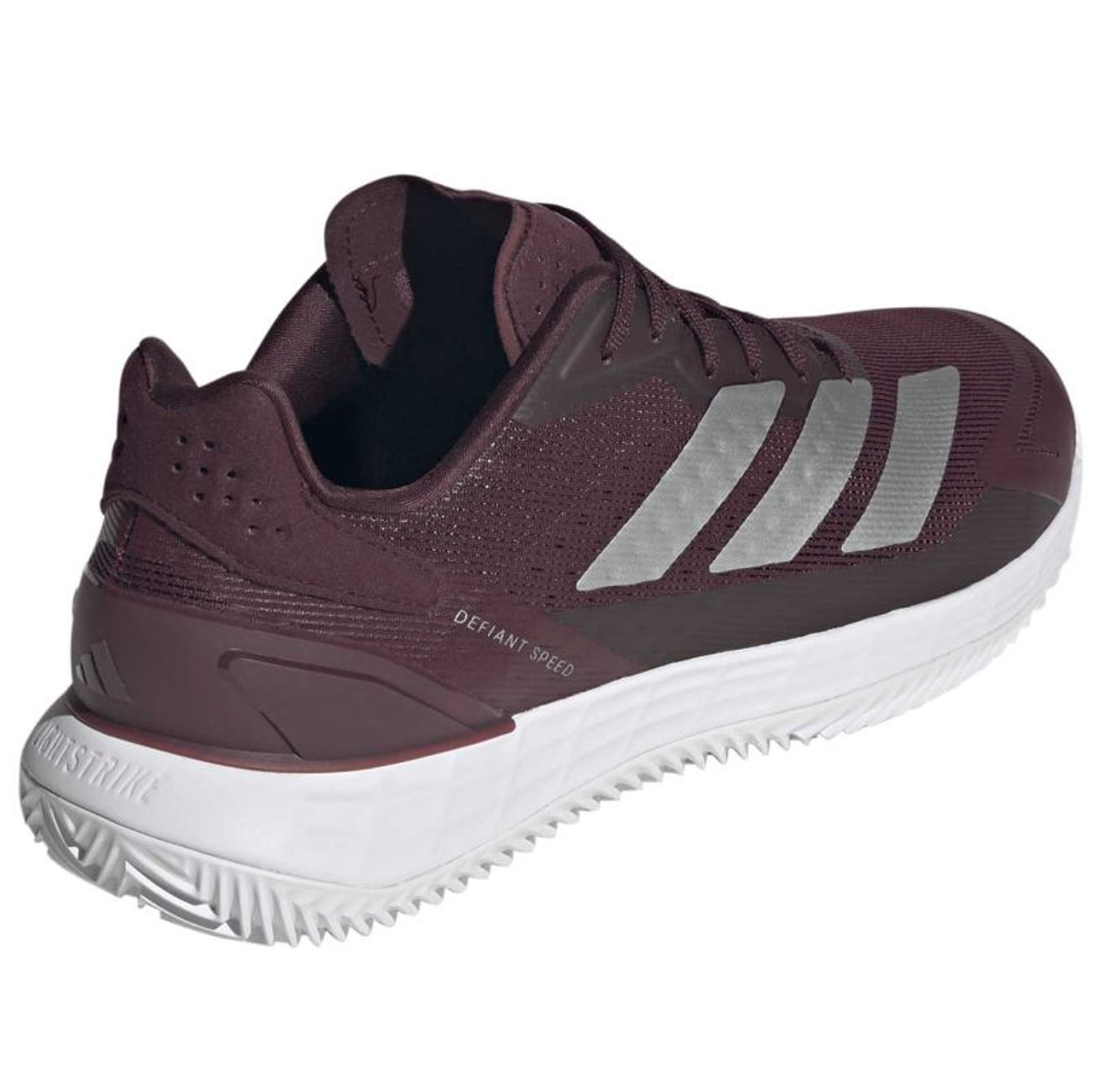 Мужские теннисные кроссовки Adidas Defiant Speed 2 M Clay - maroon/cloud white/tech grey metallic