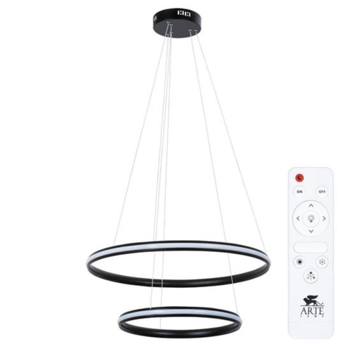 Подвесная светодиодная люстра Arte Lamp MERIDIANA A2198SP-2BK