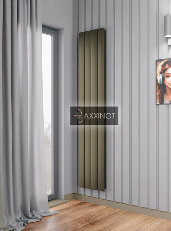 Axxinot Barkas V 2500 - вертикальный алюминиевый радиатор высотой 2530 мм