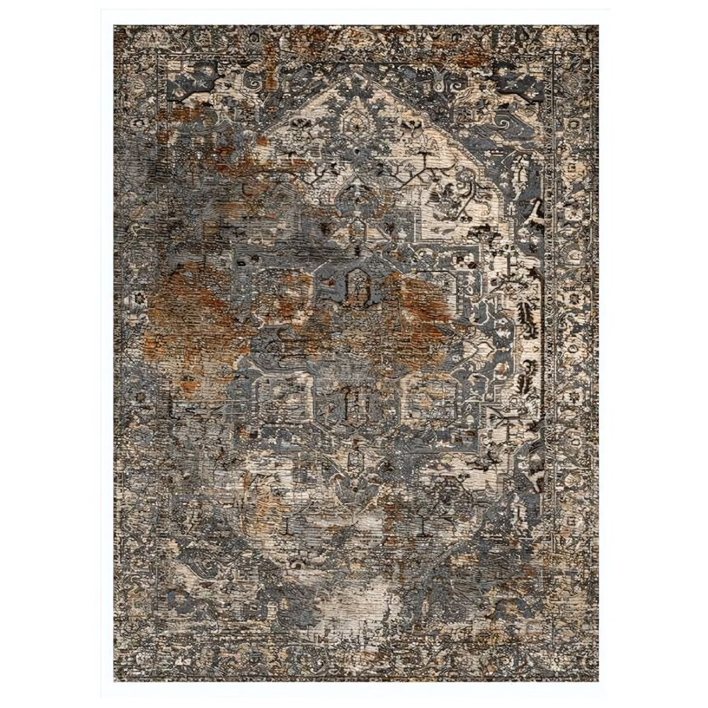 Набор ковриков ДЕКОРАТИВ (DECORATIVE) с рисунком и бахромой 60*100+40*60 деко deco 31